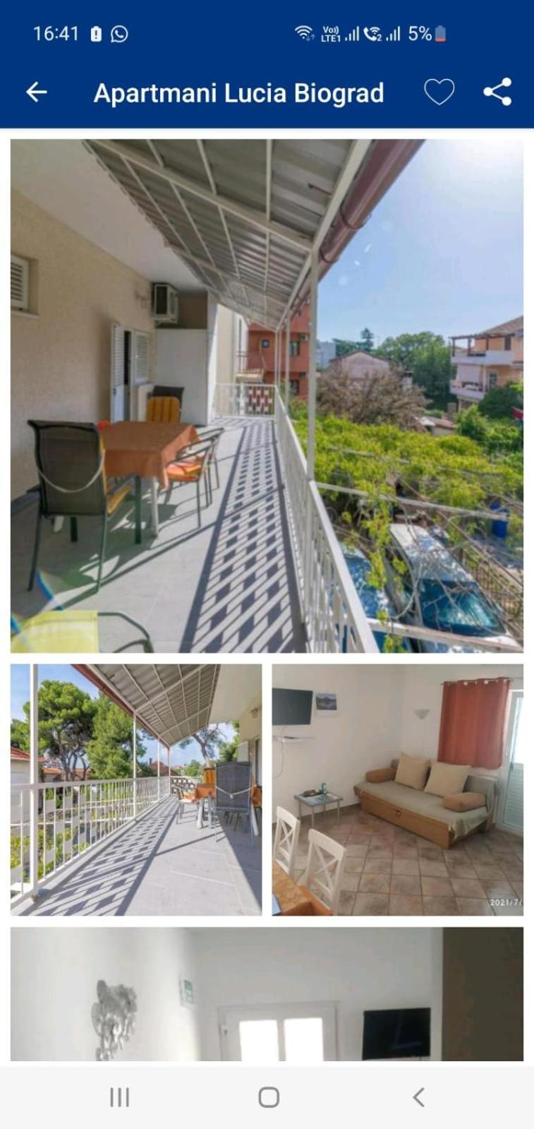 Apartmani Lucia Biograd Biograd Na Moru Exteriör bild